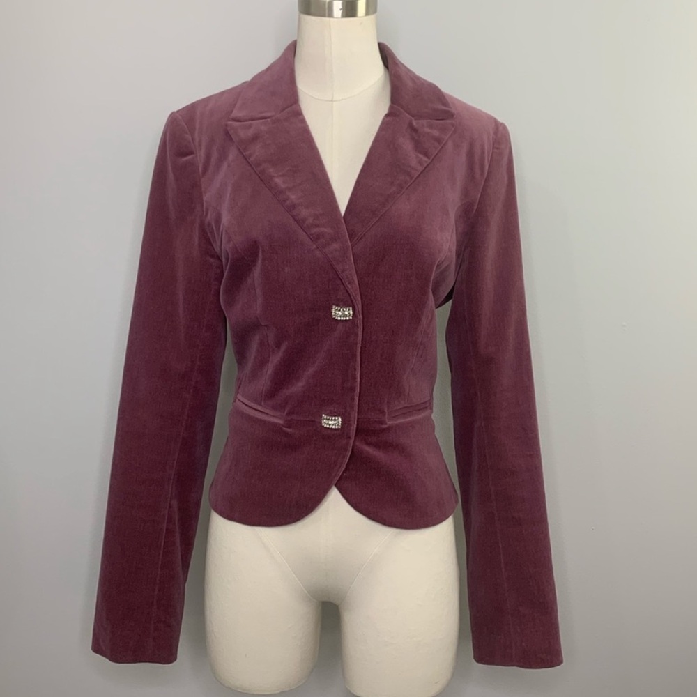 Gorgeous Velvet Twelfth Street By Cynthia Vincent Blazer - Picture 1 of 6